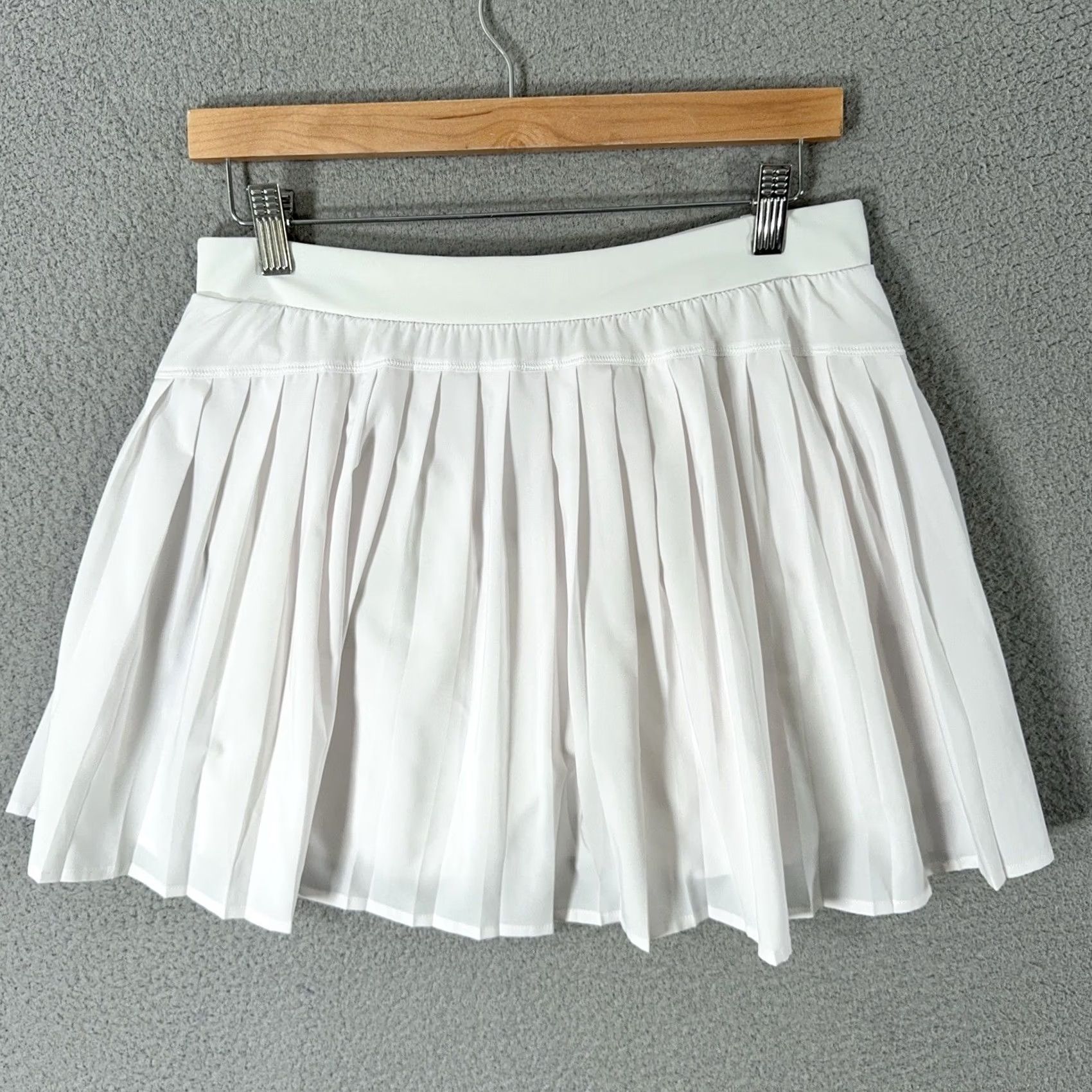 Spanx Spanx Shorts Get Moving Pleated Skort 14" Womens Large White Shape Tennis Skirt Size 36" / US 14 / IT 50 - 3 Thumbnail
