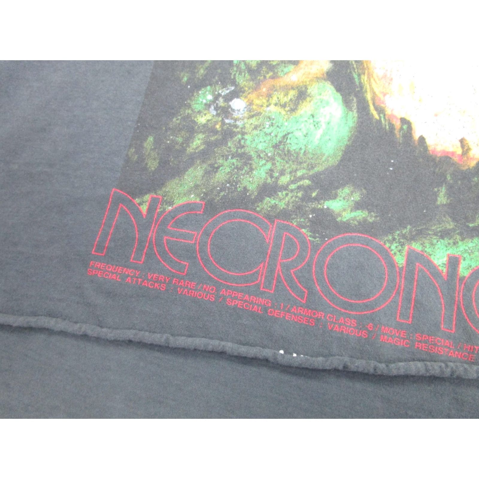 Vintage Death Saves Shirt Mens 3XL Black Necronomicus Skull Graphic Horror Fantasy Tee Size US XXL / EU 58 / 5 - 5 Thumbnail
