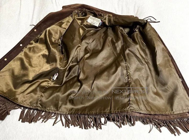 Schott Schott Western-style coat, fringed, cowhide suede Size US XXS / EU 40 - 4 Thumbnail