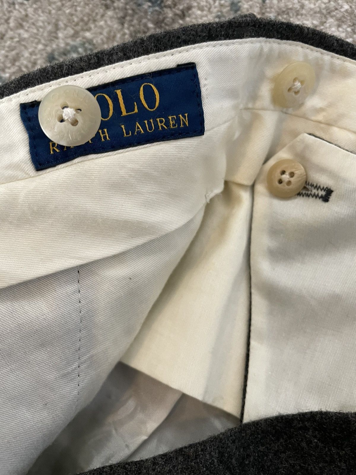 Polo Ralph Lauren Wool Flannel Trouuser Size US 38 / EU 54 - 12 Thumbnail