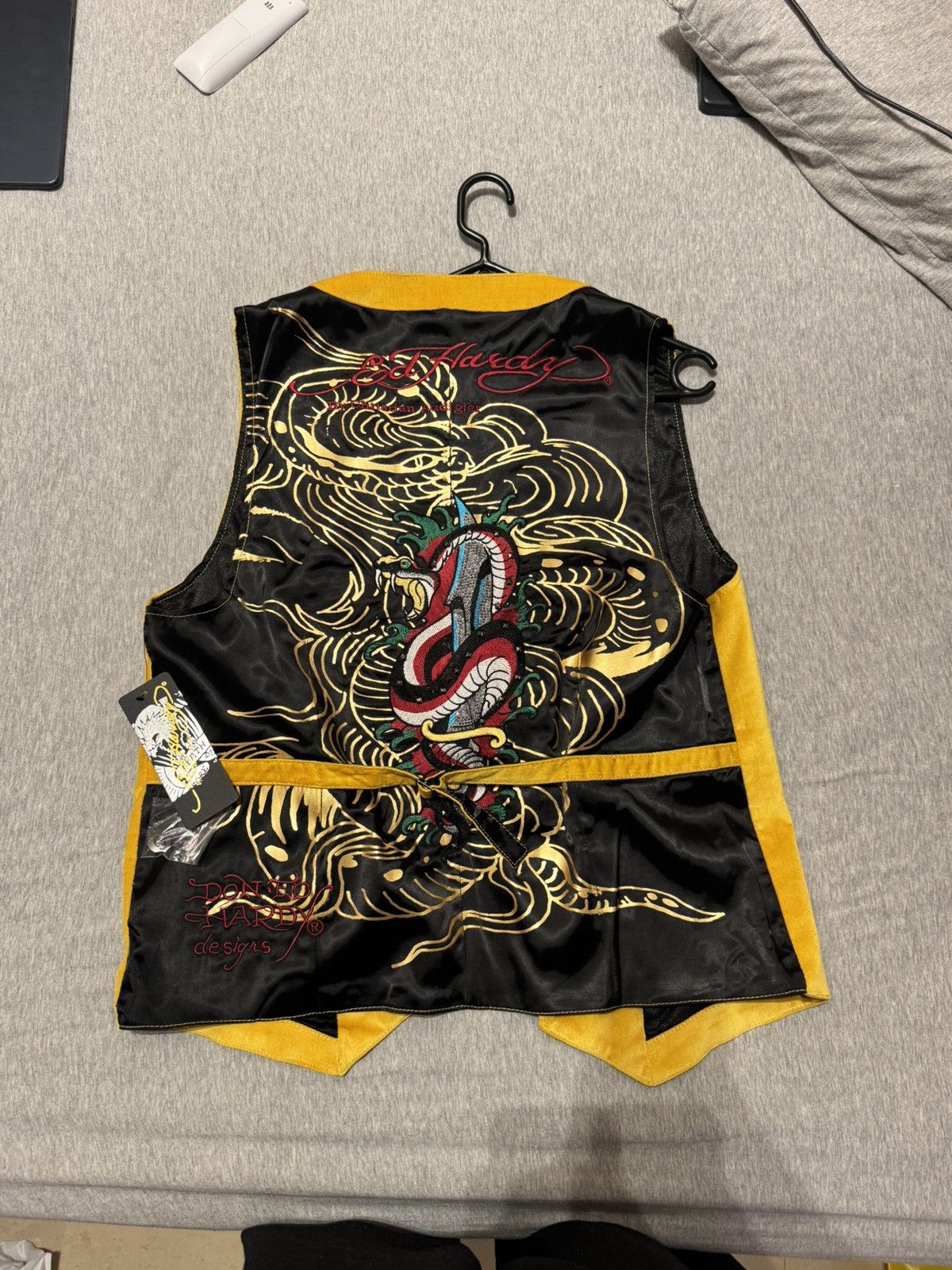 Ed Hardy Don Ed Hardy velvet Vest Size US M / EU 48-50 / 2 - 6 Thumbnail