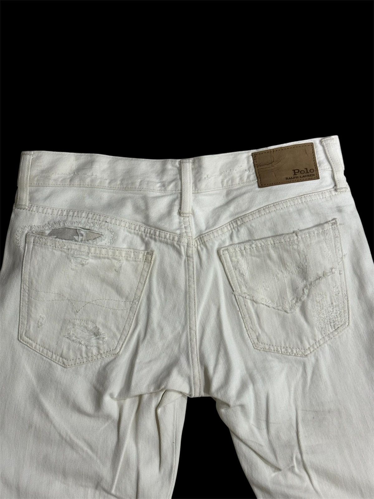 Polo Ralph Lauren × RRL Ralph Lauren Polo RL Distressed Patchwork Jeans For Her Size 30" / US 8 / IT 44 - 15 Thumbnail