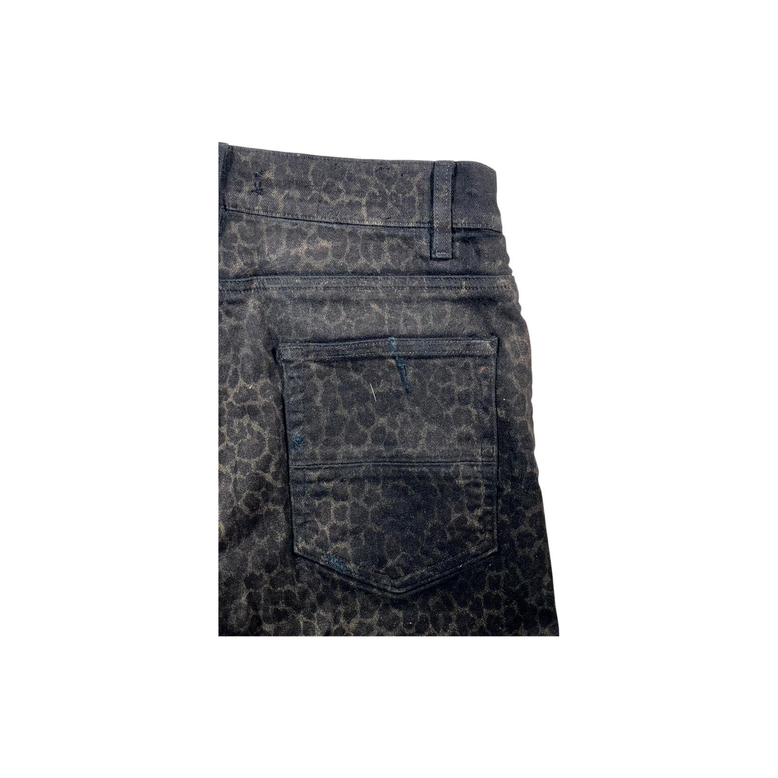 Amiri Amiri Cheetah Black Jeans Size US 31 - 3 Thumbnail