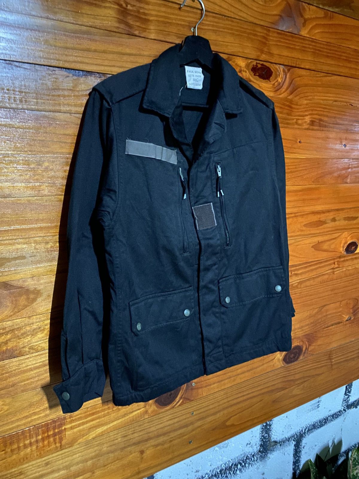 Vintage 1989 Paul Boyé French Military Field Jacket – Black