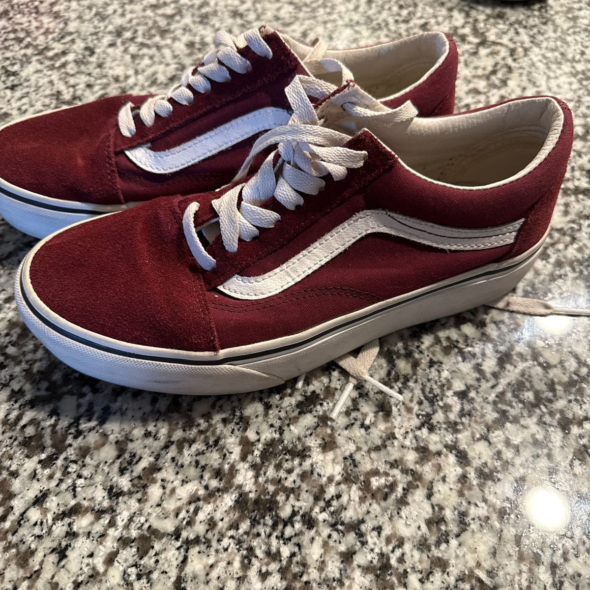 Vans Burgundy vans platform Size US 8 / IT 38 - 2 Thumbnail