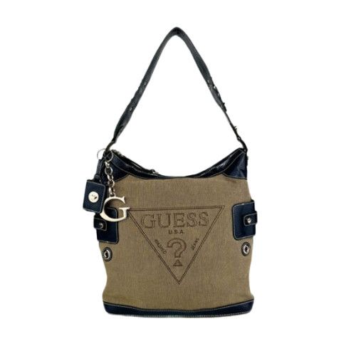 Guess A vintage beige Guess bag with iconic logo Size ONE SIZE - 1 Thumbnail