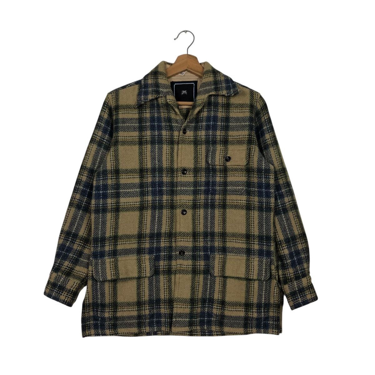 Japanese Brand 🔥VINTAGE FLANNEL SHIRT JACKET TARTAN JM ISSEY MIYAKE Size US M / EU 48-50 / 2 - 3 Thumbnail
