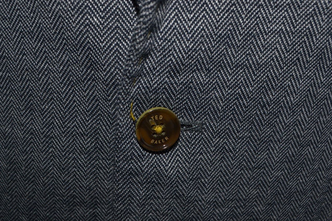Ted Baker Ted Baker Blazer Gray Two buttons Size 6 /M Size 48R - 3 Thumbnail