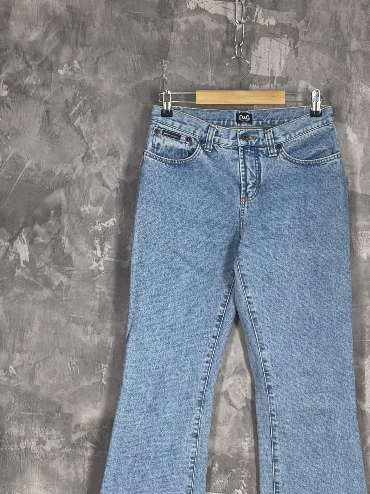 Dolce & Gabbana Vintage Dolce & Gabbana Flared Jeans Big Logo 90s Size 28" / US 6 / IT 42 - 4 Thumbnail