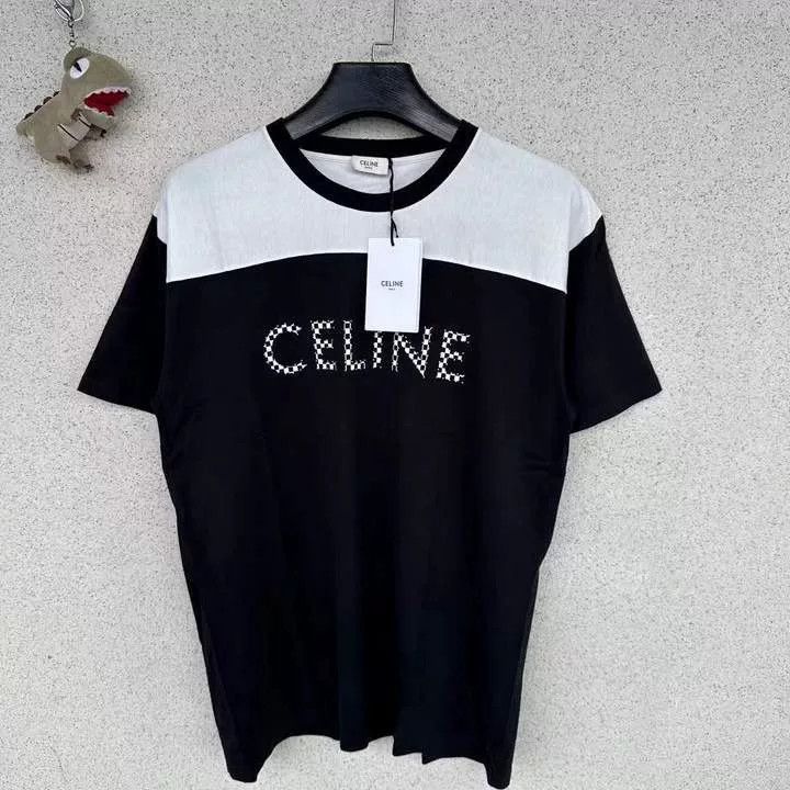 Japanese Brand Celine Patchwork Rivet Short-Sleeve Top Size M / US 6-8 / IT 42-44 - 1 Thumbnail