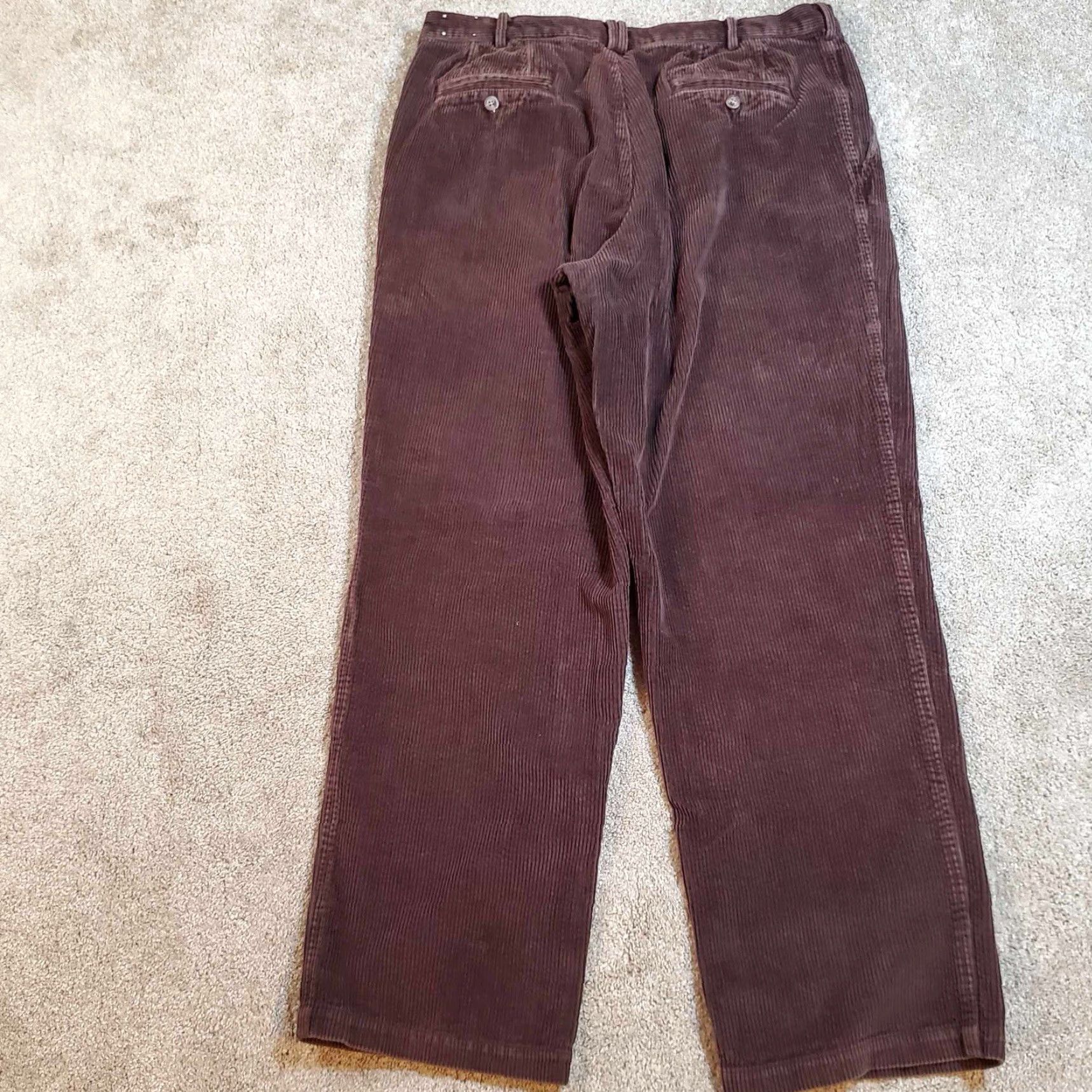 Pendleton Pendleton Mens Pants 36 Corduroy Chino Pleated Front Straight Leg Belt Loops Regular Inseam 29 Multicolor Cotton Blend Corduroy Men's Style: Chino Size US 36 / EU 52 - 4 Thumbnail