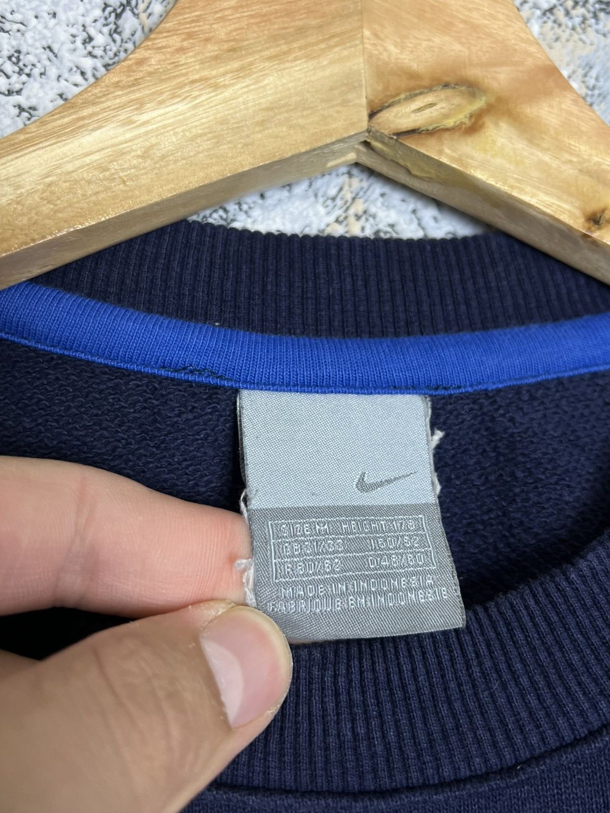Nike × Vintage Nike Y2K Vintage Sweatshirt Crewneck Swoosh Size M Size US M / EU 48-50 / 2 - 4 Thumbnail