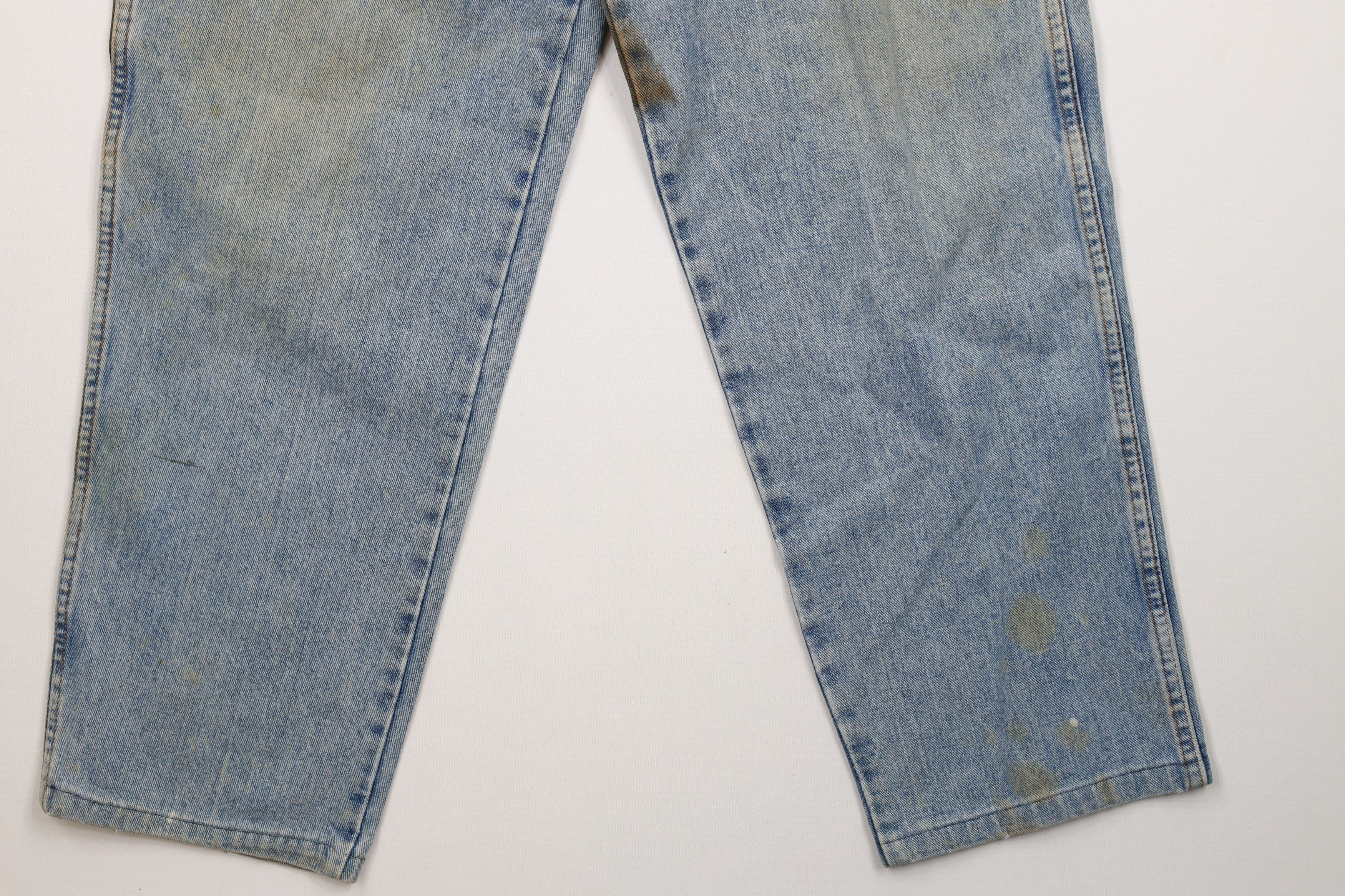 Vintage Vintage 90s Streetwear Straight Leg Denim Jeans Blue Cotton Size US 32 / EU 48 - 4 Thumbnail