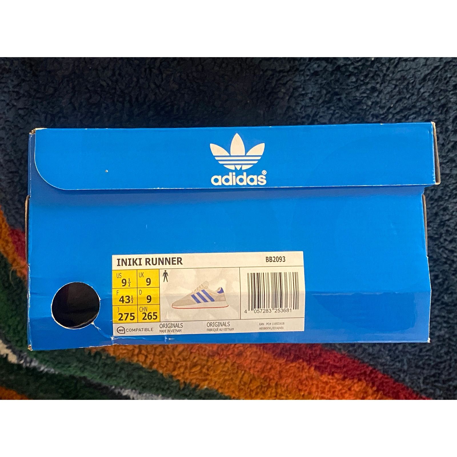 Adidas Adidas Iniki Runner Pride of the 70s USA m9.5 w11 Size US 9.5 / EU 42-43 - 10 Thumbnail