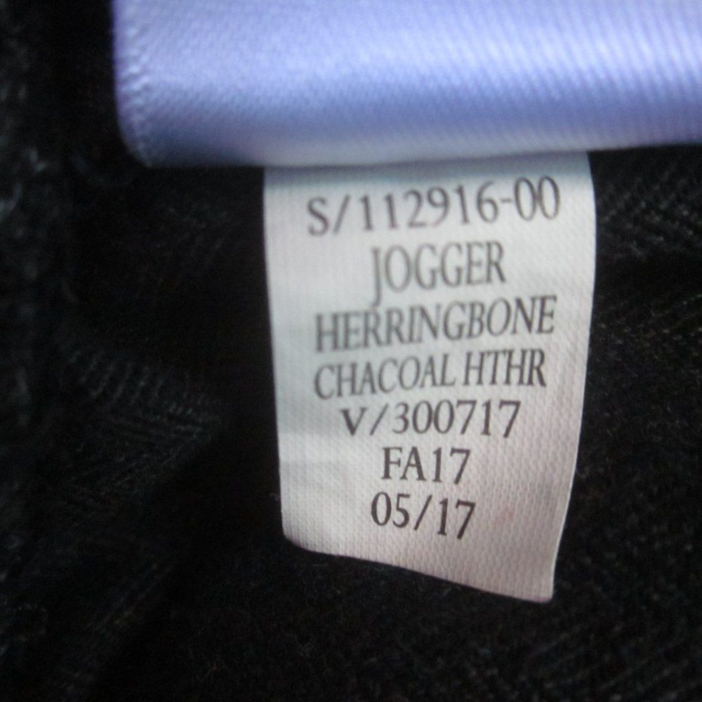 Gap Gap Mens Charcoal Heather Herringbone Jogger Pant Size L Size US 29 - 11 Thumbnail