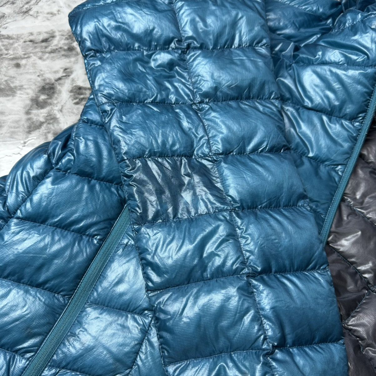 Rab × Vintage Rab Continuum Puffer Hoodie Down Jacket Size M / US 6-8 / IT 42-44 - 14 Thumbnail