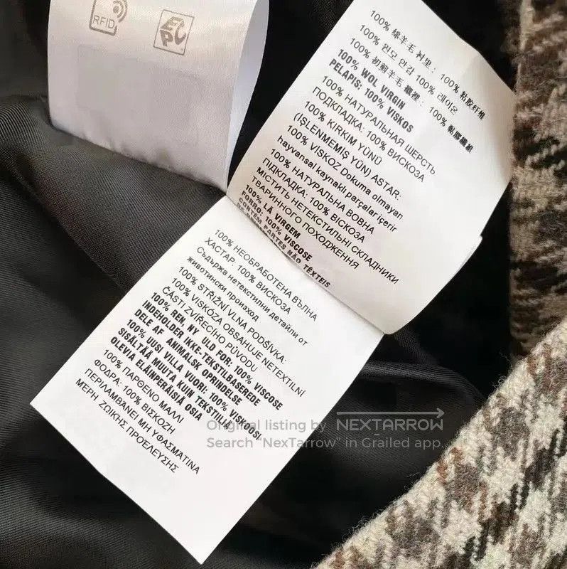 Miu Miu Miu Miu Checked Wool Women's Jacket . Size XXS / US 00 / IT 34 - 6 Thumbnail