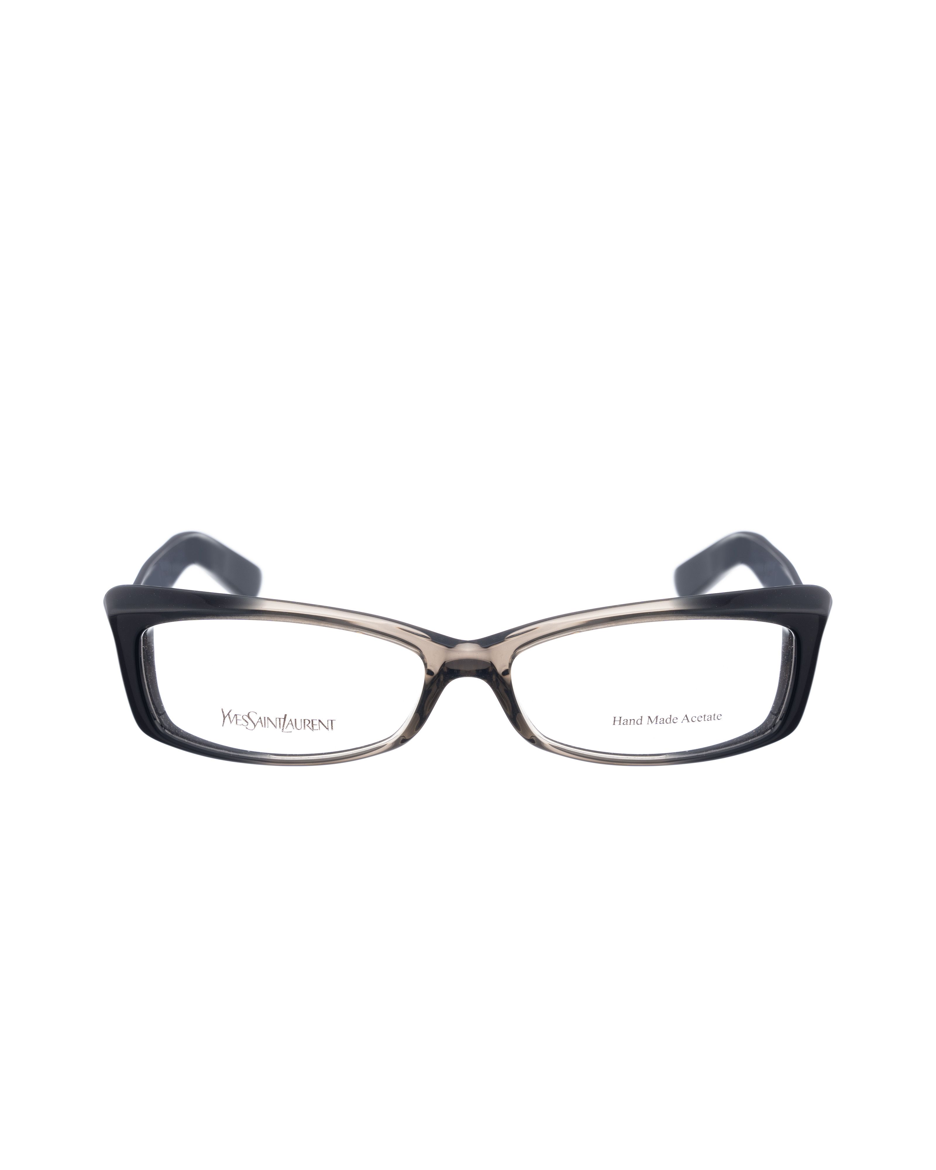 Yves Saint Laurent 00s Gradient Transparent Cateye Glasses