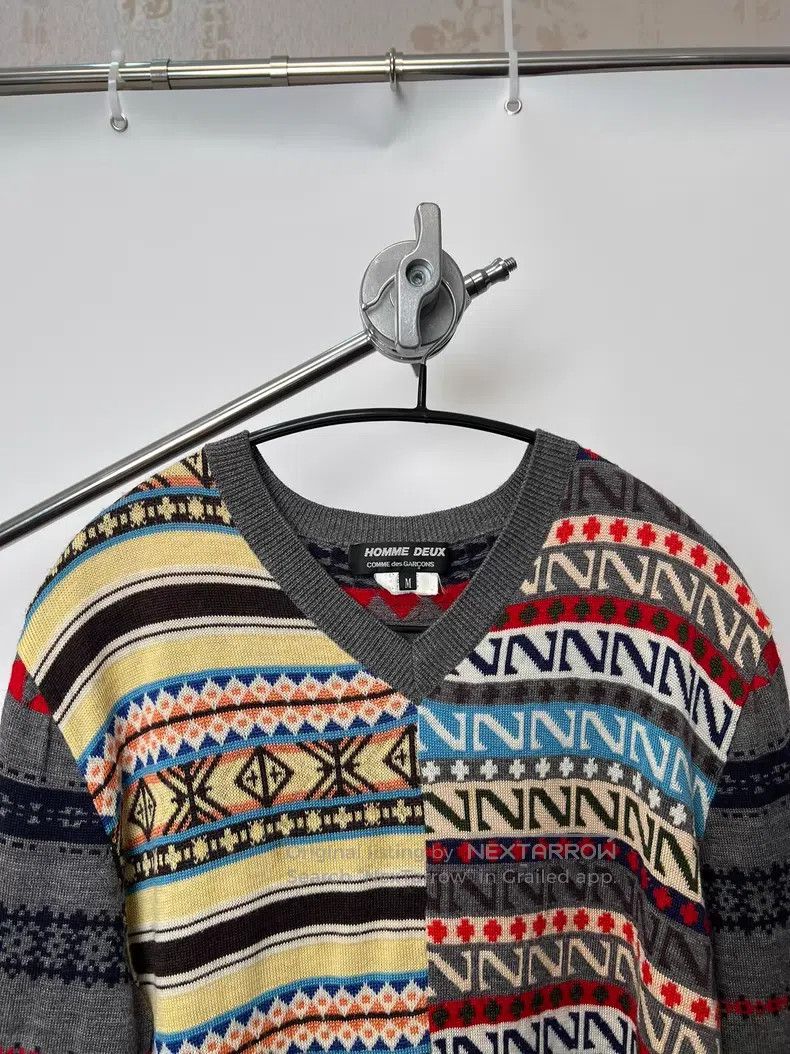 Comme des Garcons Comme des Garcons Christmas style patched knitted wool swe Size M / US 6-8 / IT 42-44 - 3 Thumbnail
