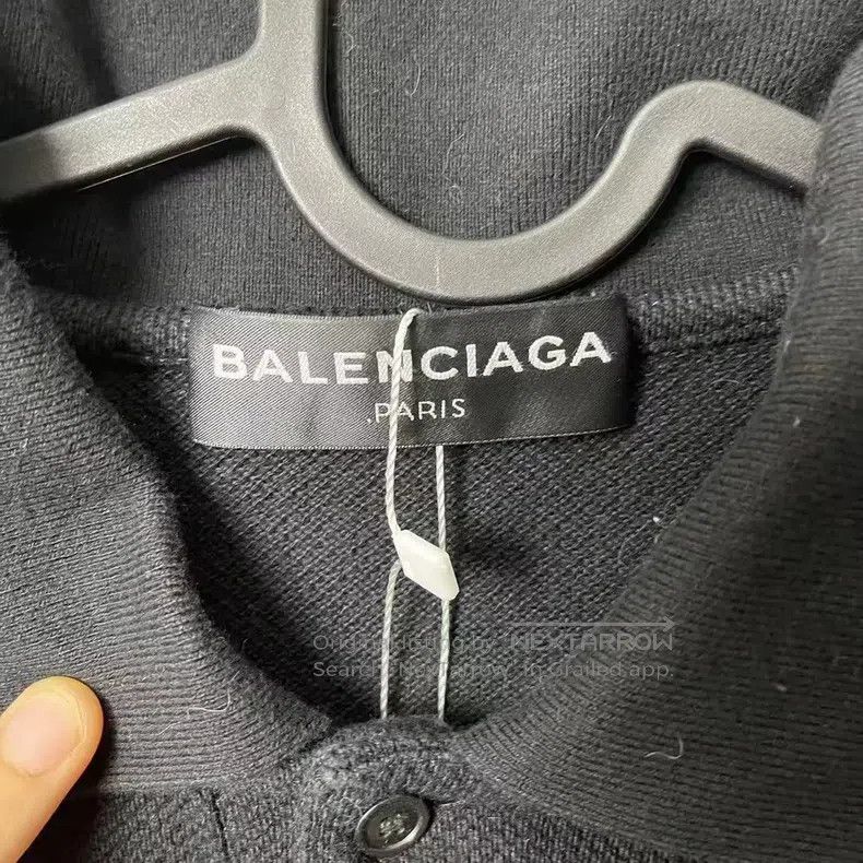 Balenciaga Balenciaga Small Logo Embroidered Polo Short Sleeve Size US M / EU 48-50 / 2 - 3 Thumbnail