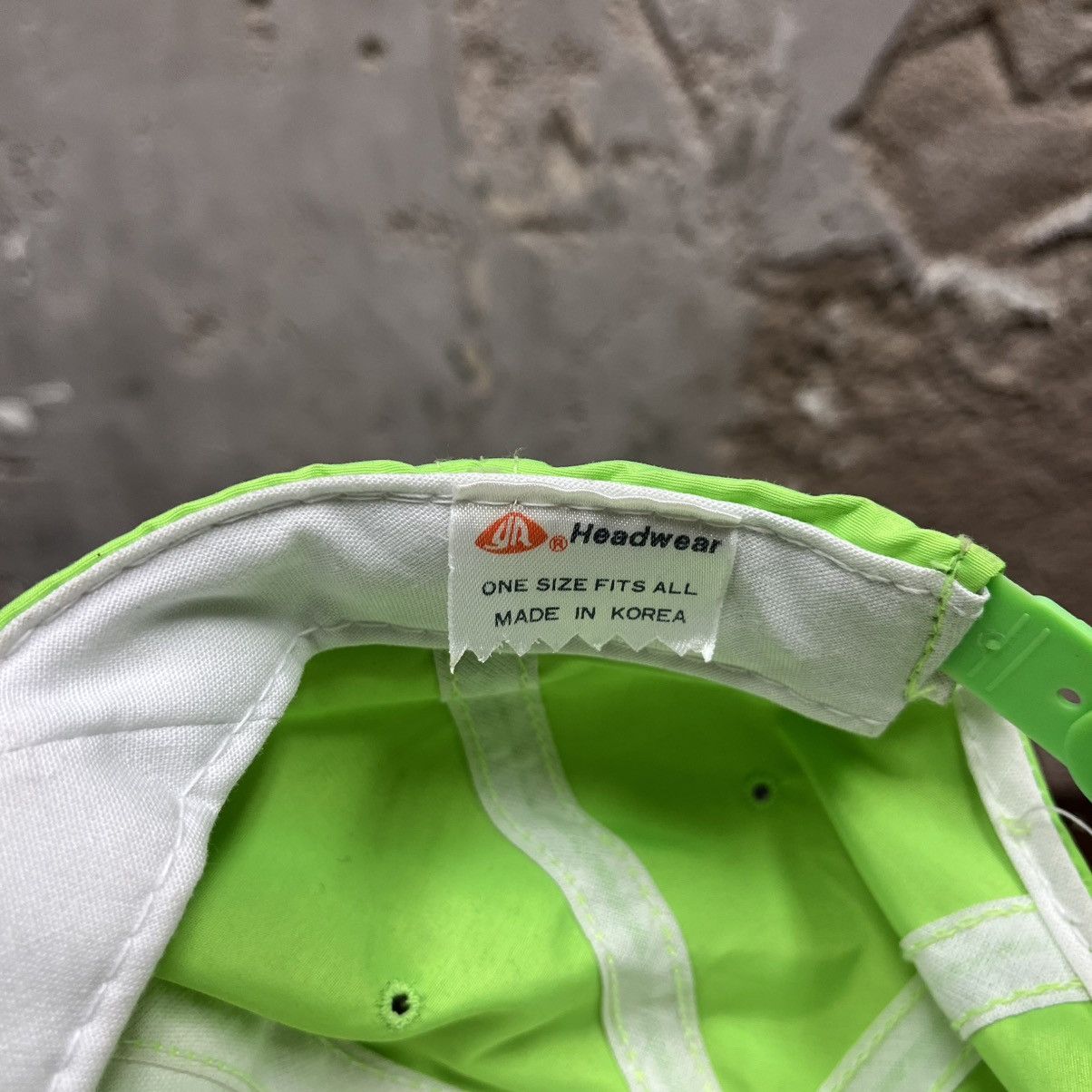 Vintage Vintage 1998 National Championship Air Races Neon Green Hat Size ONE SIZE - 6 Thumbnail