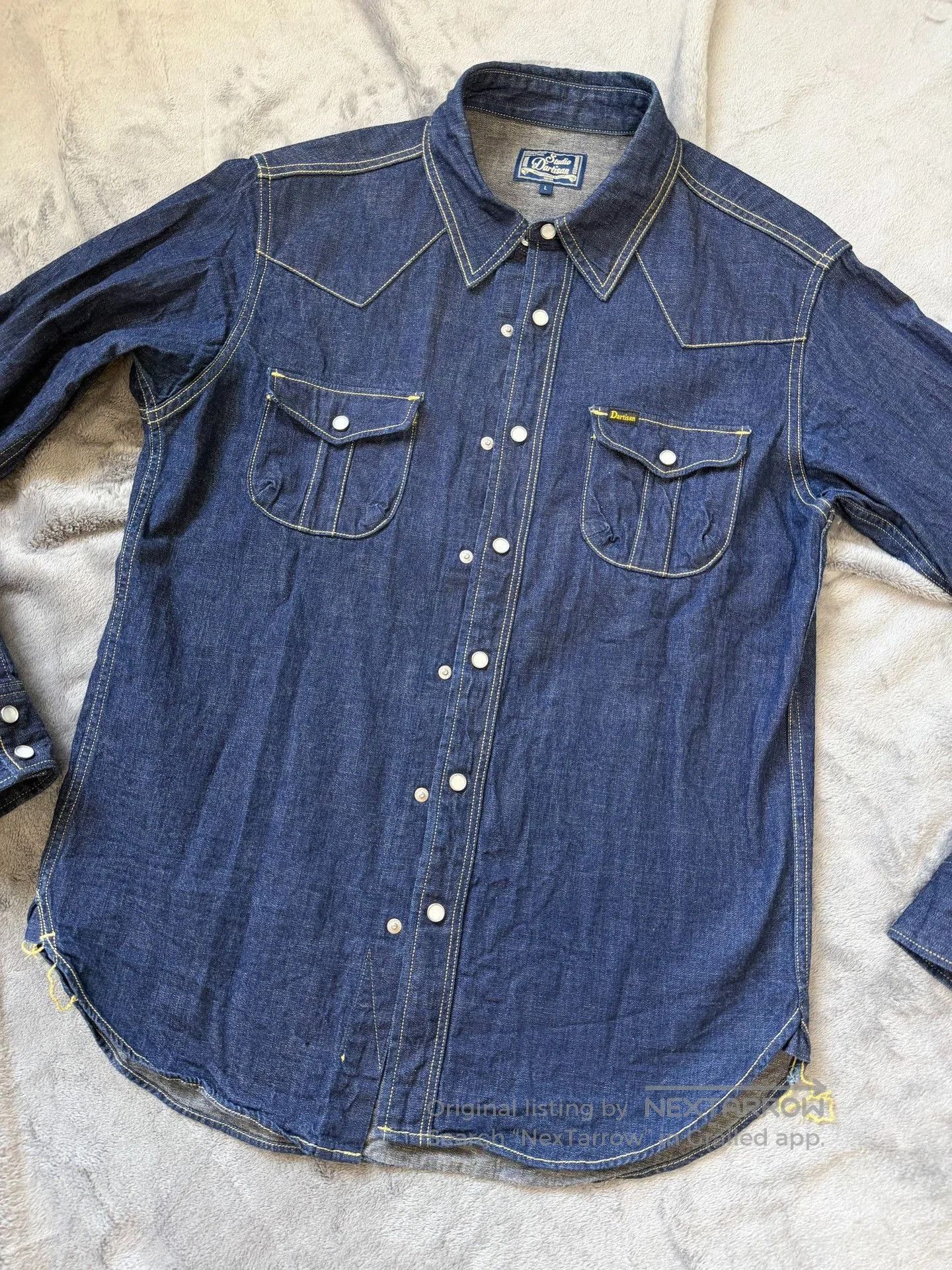 Studio D'Artisan Studio Dartisan Pig Denim Shirt. Size US L / EU 52-54 / 3 - 2 Thumbnail