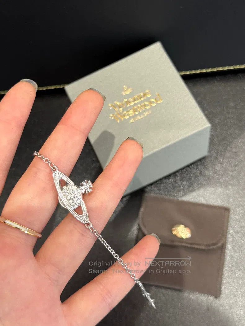 Vivienne Westwood Vivienne Westwood Glittering Saturn Bracelet Size ONE SIZE - 2 Thumbnail