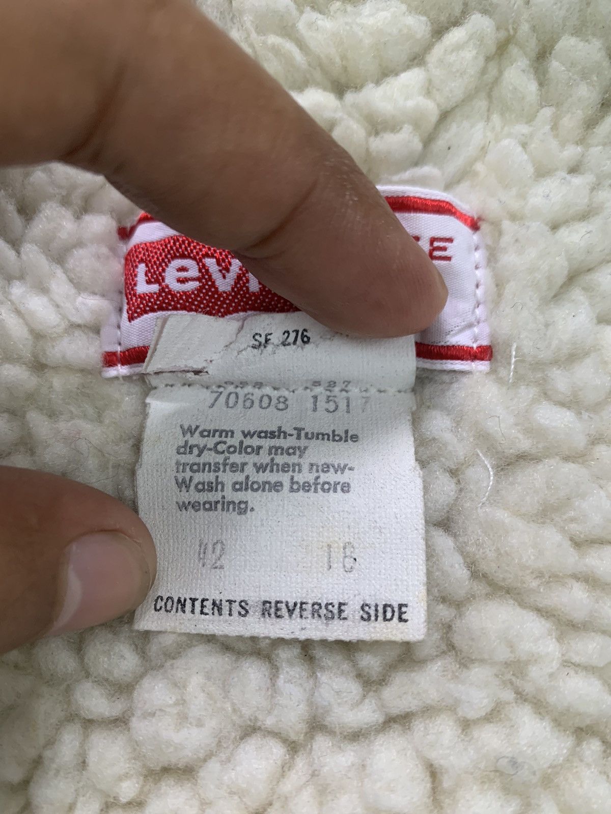 Levi's Vtg Levis Corduroi Sherpa Jacket Made in Usa Size US M / EU 48-50 / 2 - 18 Thumbnail
