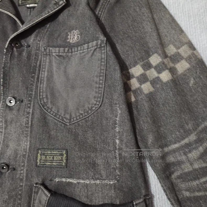 Neighborhood Neighborhood Black Denim Checkered Jacket Size US S / EU 44-46 / 1 - 5 Thumbnail