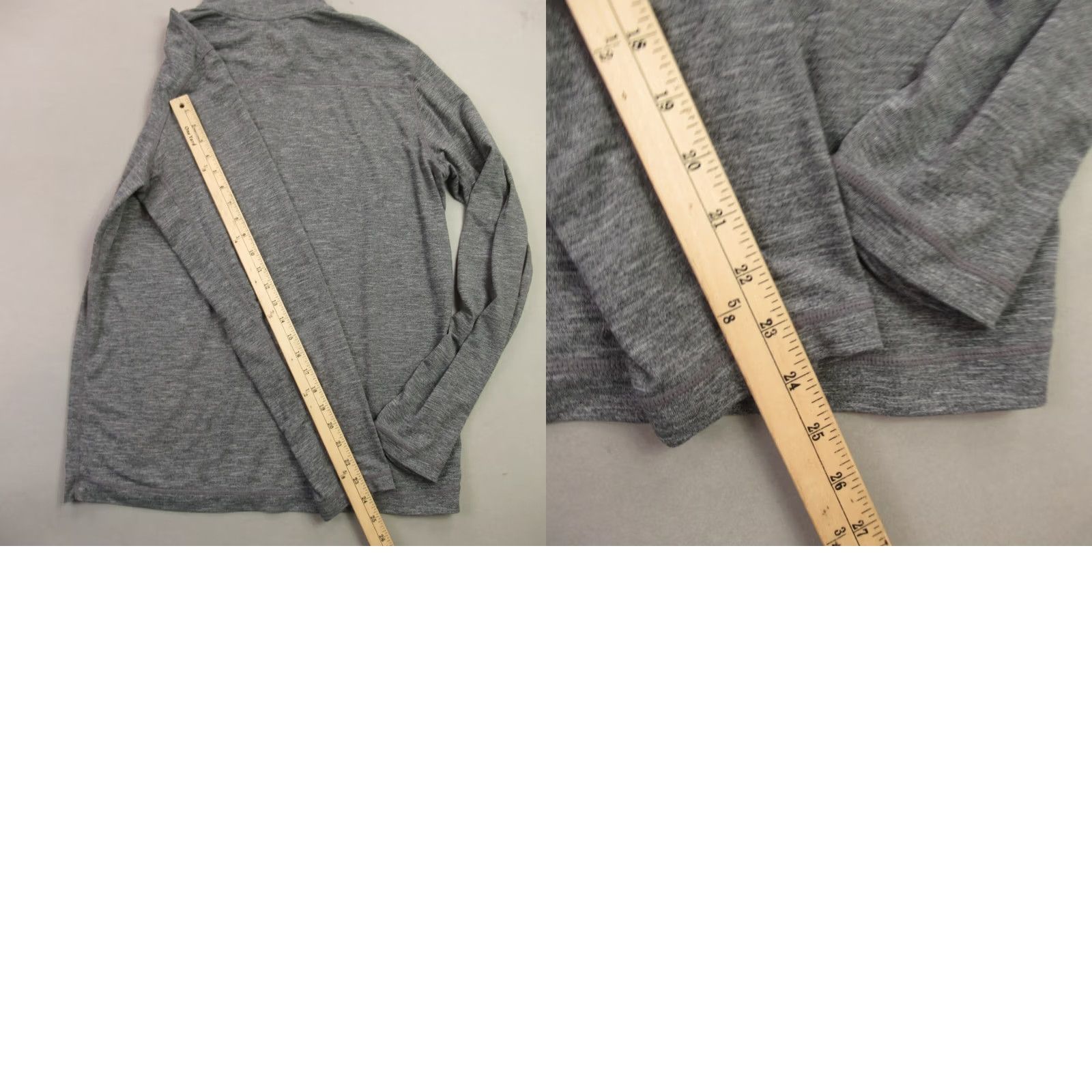 Prana prAna Sweater Mens Large Long Sleeve 1/4 Zip Pullover Outdoor Pocket Gray Size US L / EU 52-54 / 3 - 8 Thumbnail