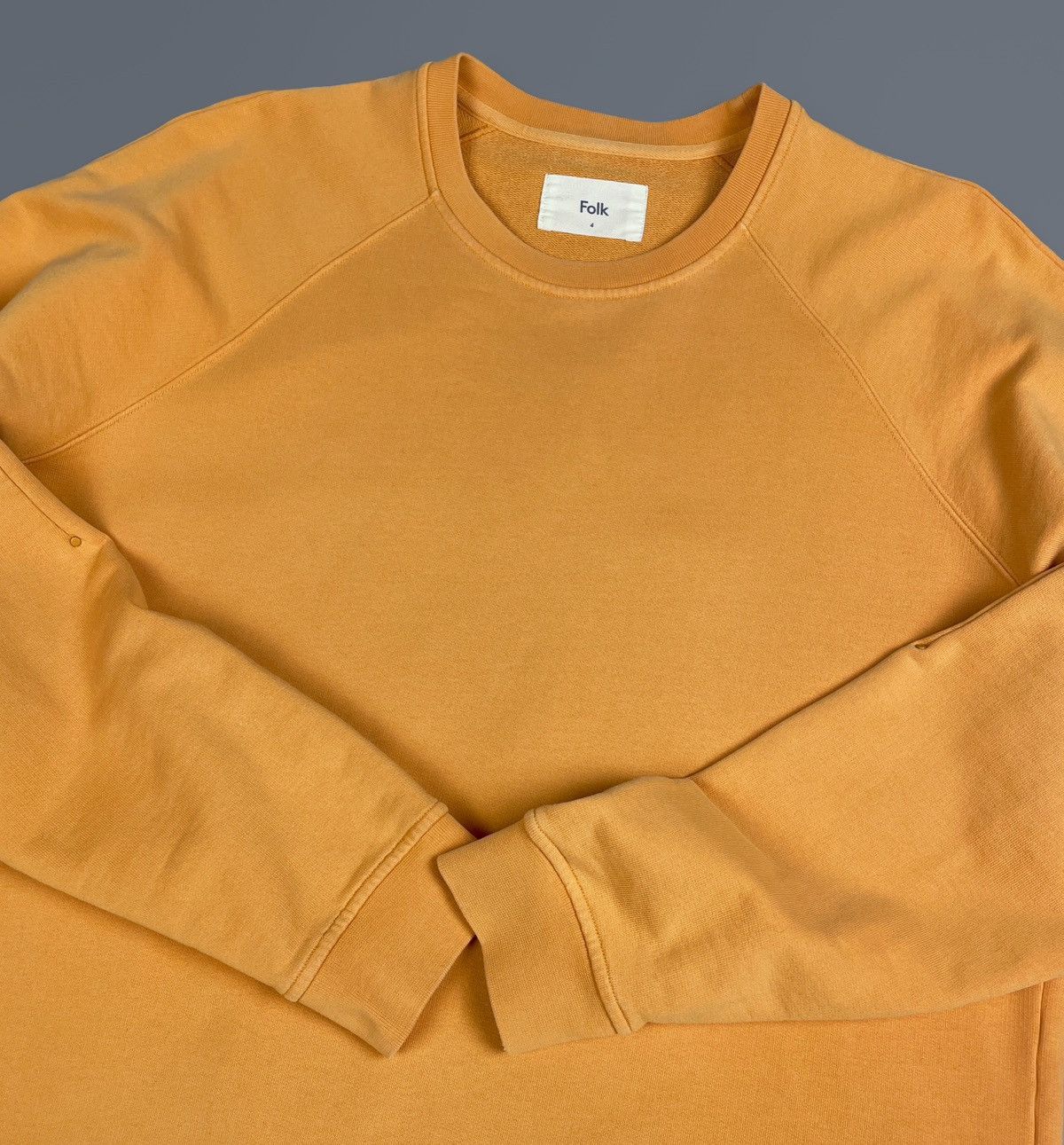 Folk FOLK Crew Neck Cotton LS Sweatshirt Size 4 Made Portugal Size US L / EU 52-54 / 3 - 8 Thumbnail