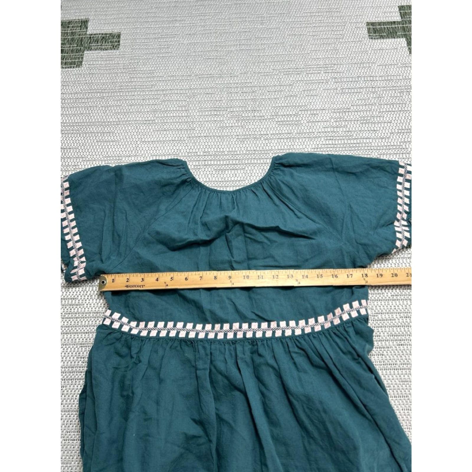 blue mini wrap dress Apricot Chevron Shimmer Jacquard Dress- Teal 3 Plus Your Travel- pinned:boolean:false Color:Dove White Multi and a flowy tiered