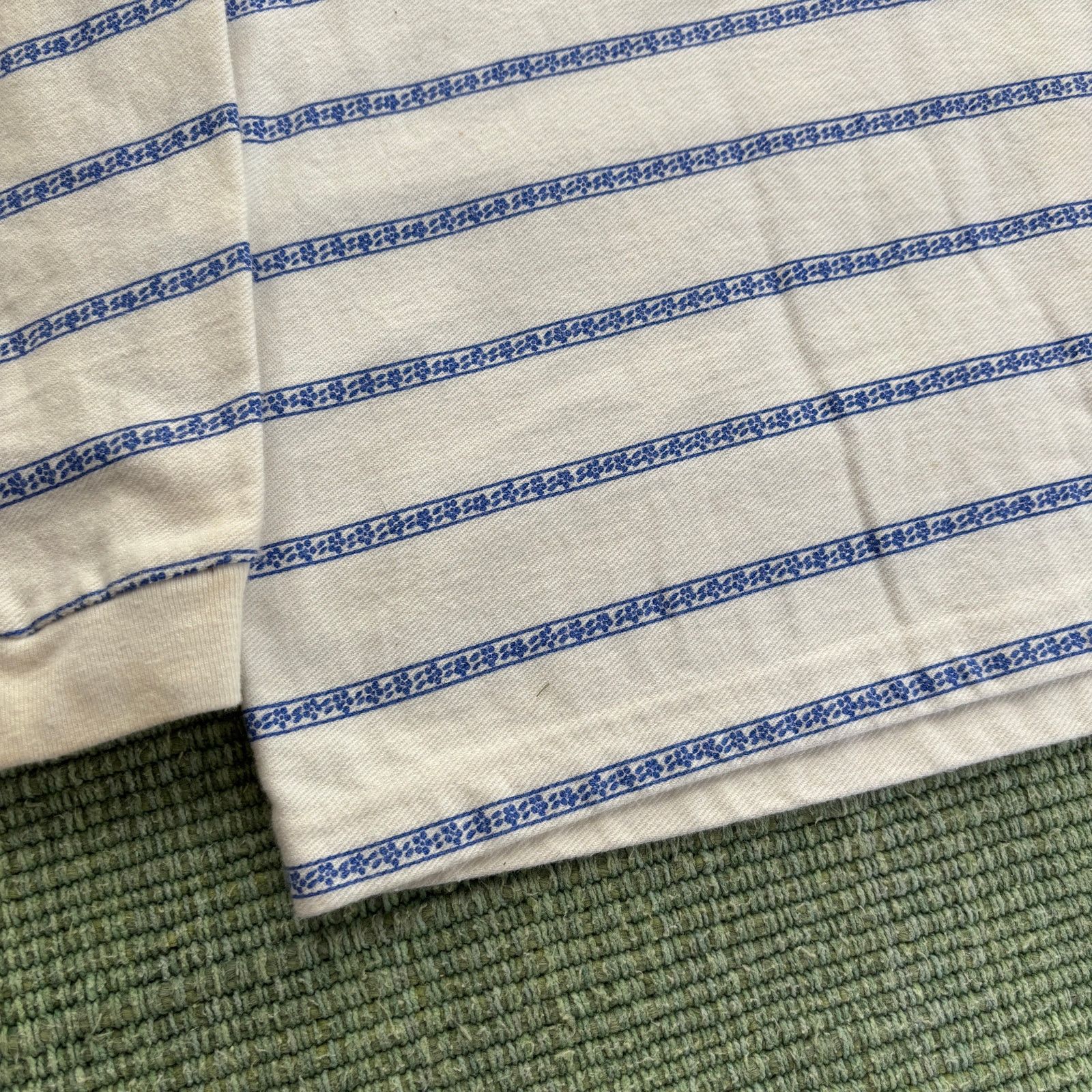 Vintage Vintage Gitano Striped Cotton Denim Life Long Sleeve Shirt Size L / US 10 / IT 46 - 5 Thumbnail