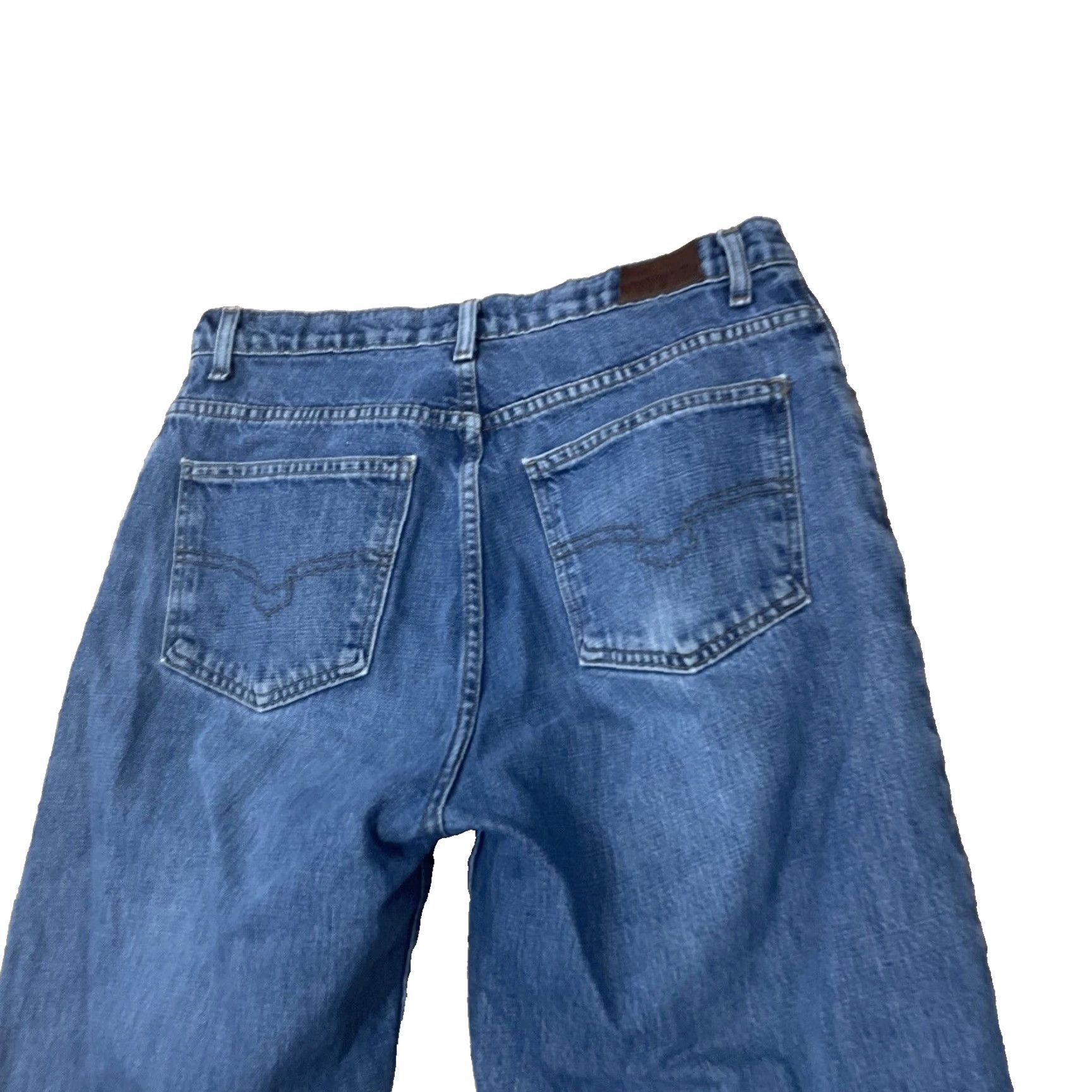 Nordstrom VINTAGE Nordstrom Jeans Men 32x30 Blue Wash Straight Wide Denim 90s Canada Mens Jeans Size US 32 / EU 48 - 5 Thumbnail