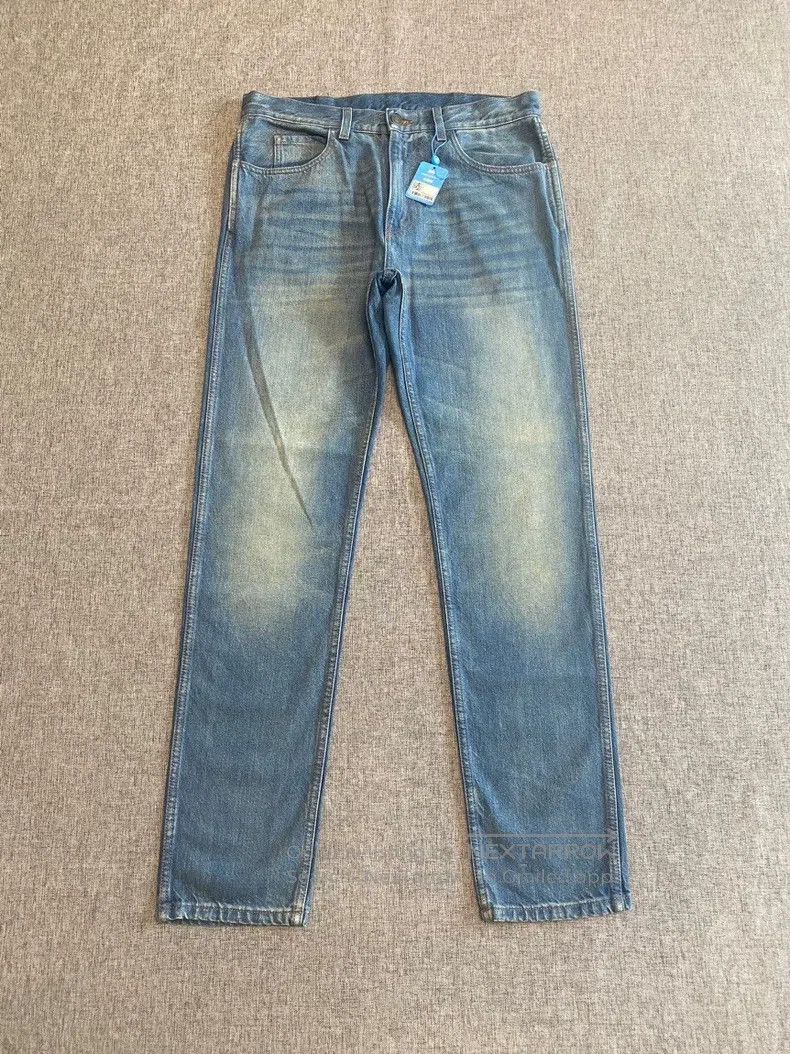 Gucci Gucci Embroidered tiger head patch jeans Size US 33 - 2 Thumbnail