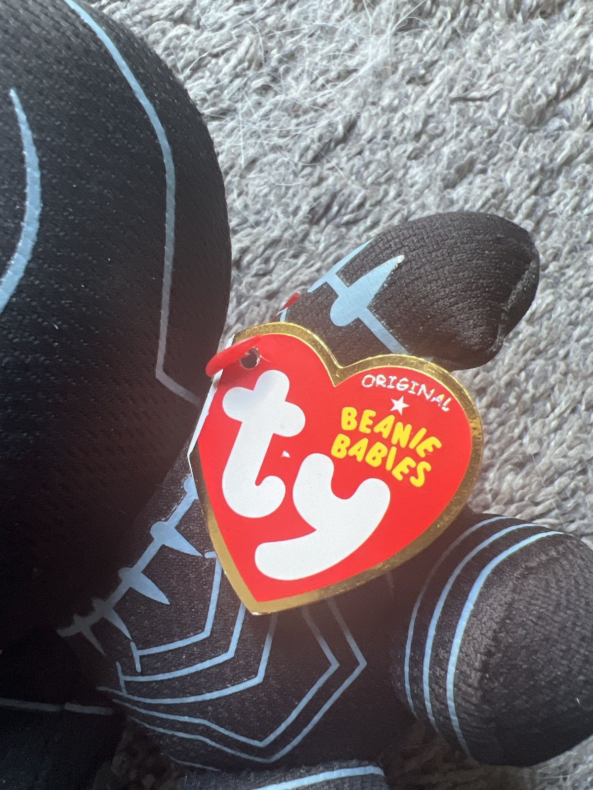 Marvel Comics 2020 Marvel Ty Black Panther Beanie Baby Size ONE SIZE - 3 Thumbnail