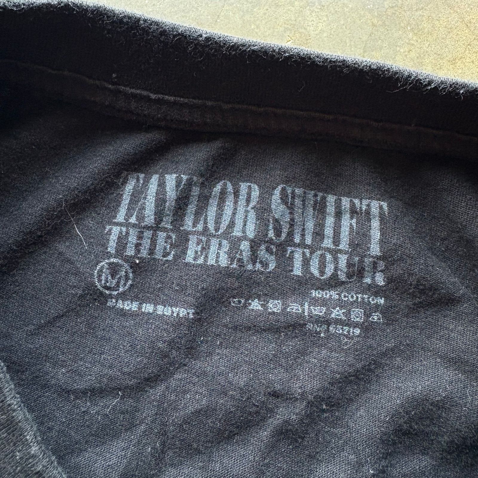 Other Taylor Swift The Eras Tour Black T-Shirt Size US M / EU 48-50 / 2 - 4 Thumbnail