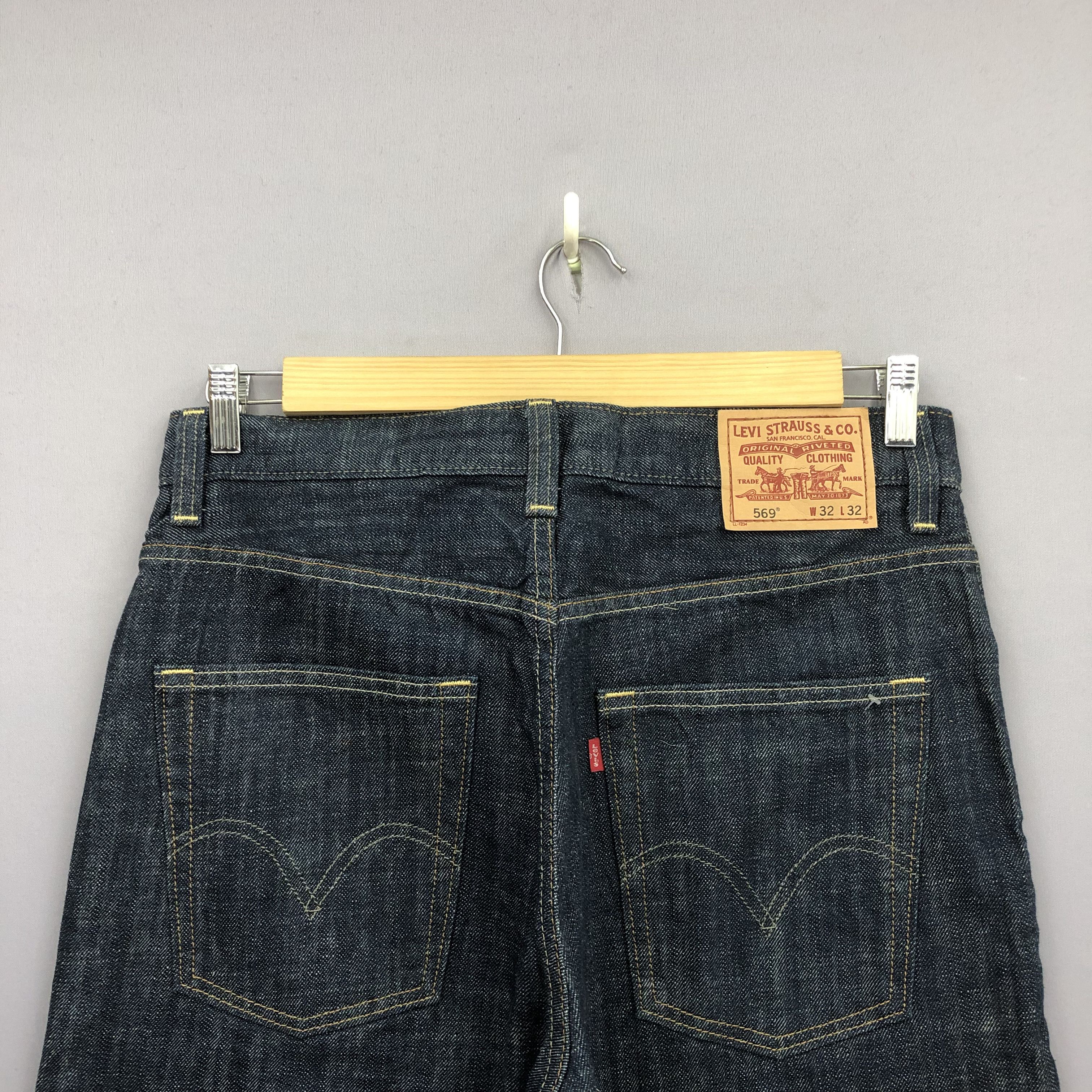 Levi's Vintage Levis 569 Baggy Jeans Skater Levi's Blue Loose Denim Size US 34 / EU 50 - 5 Thumbnail