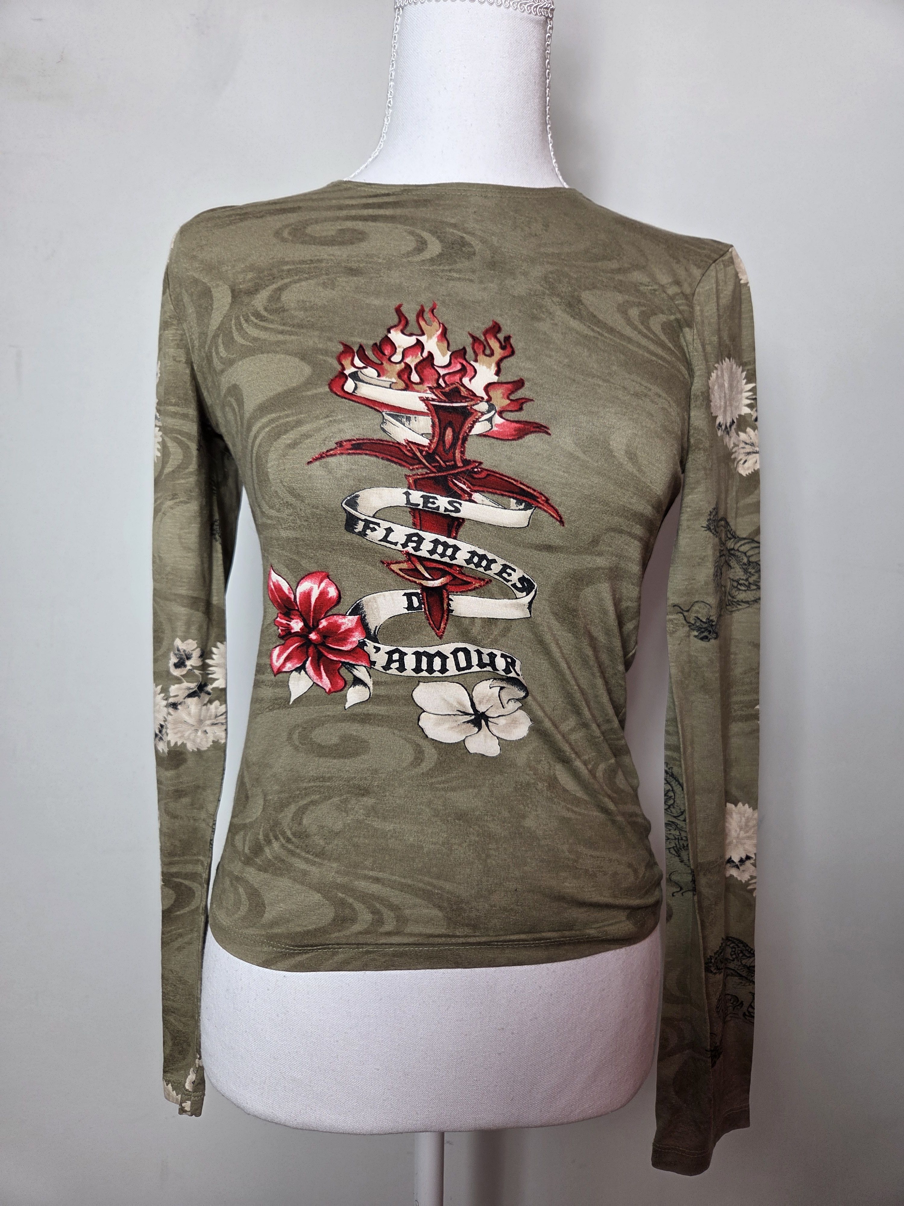 Hysteric Glamour Vintage top y2k 2000s archive mcbling japan goth Size L / US 10 / IT 46 - 3 Thumbnail