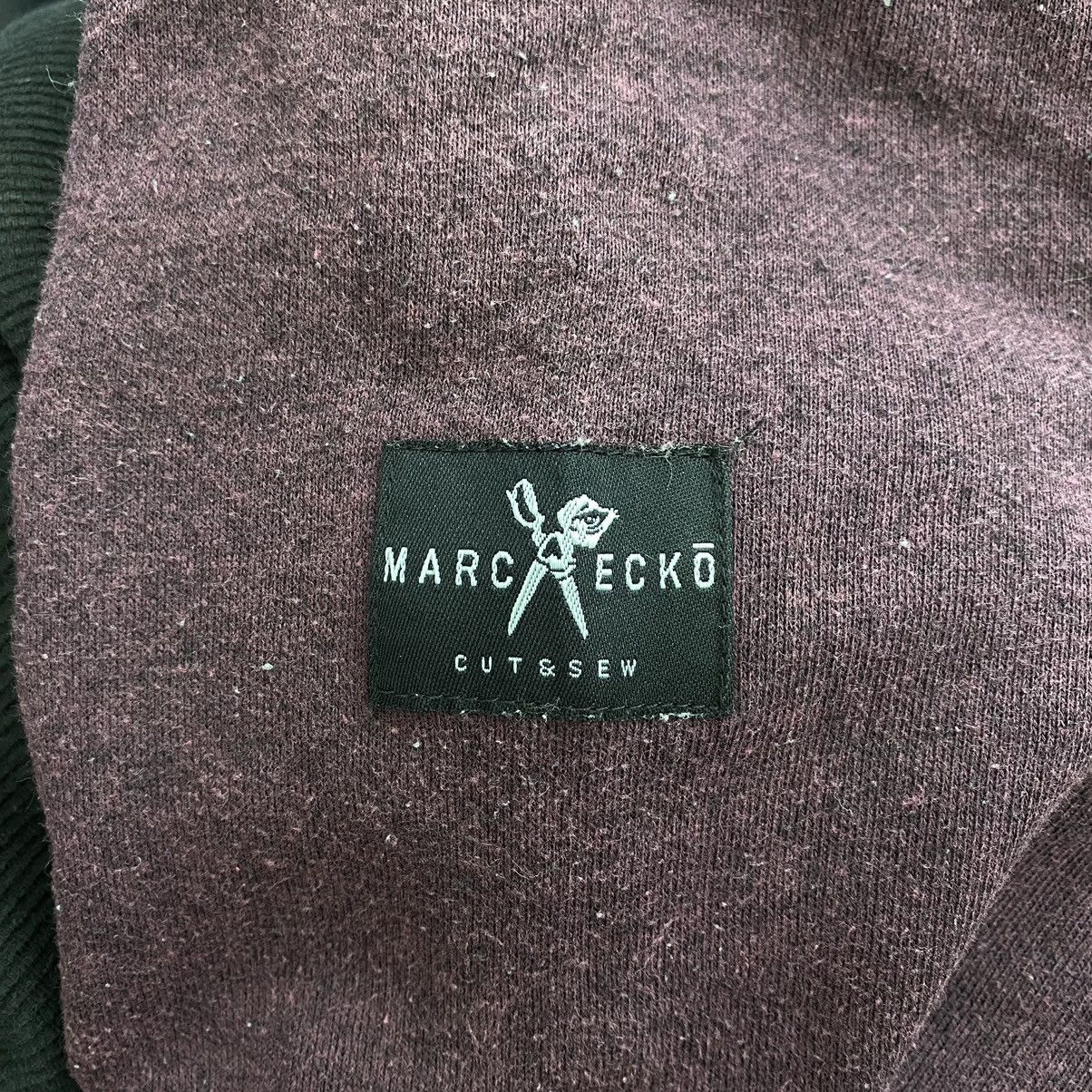 Marc Ecko MARC ECKO Cut & Sew Plain Black Red Pullover Hoodie Size US L / EU 52-54 / 3 - 6 Thumbnail