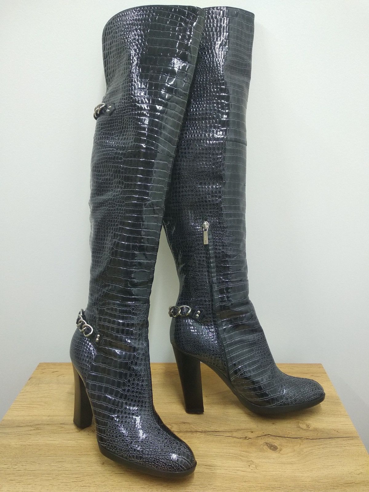 Casadei × Casedei Casadei High Boots Size 39 Italy Leather Luxury Style Size US 9 / IT 39 - 7 Thumbnail