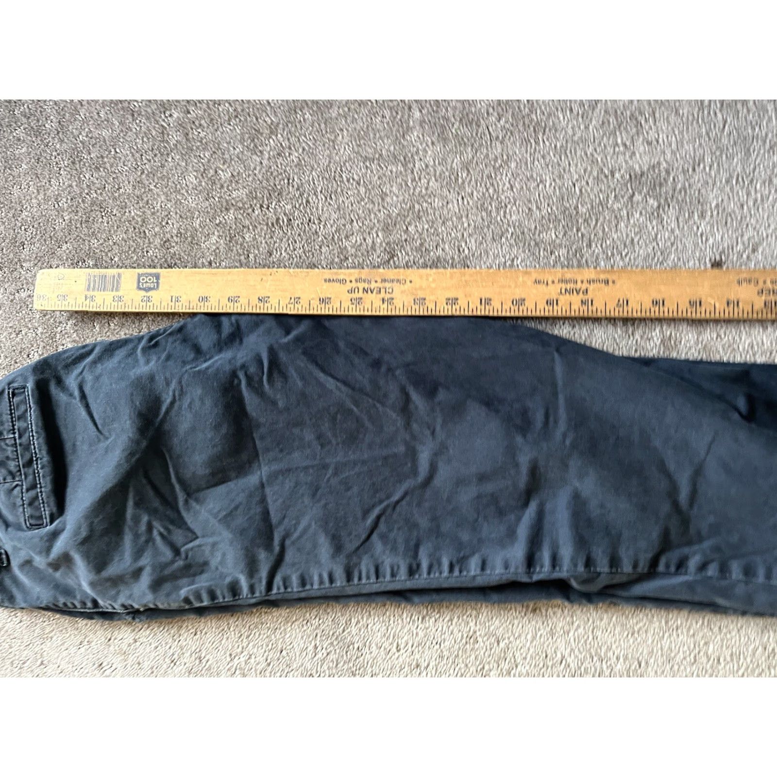 Tommy Hilfiger Tommy Hilfiger Chino Pants Women Size 4 Skinny Mid Rise Stretch Flat Front Navy Blue Size 27" / US 4 / IT 40 - 6 Thumbnail