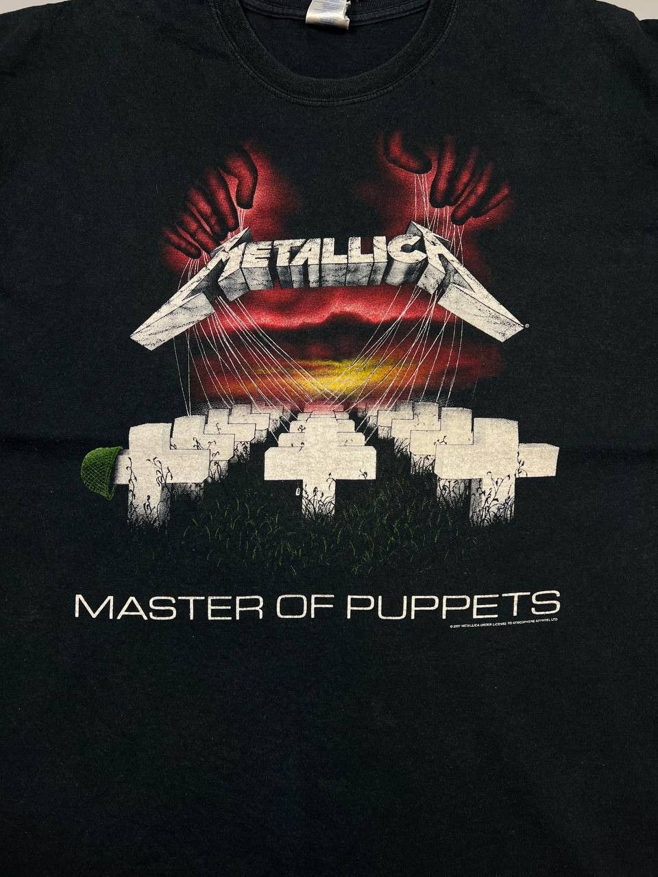 Band Tees Vintage Black Metalica Master Of Puppets 2007 T-Shirt Size US XL / EU 56 / 4 - 4 Thumbnail