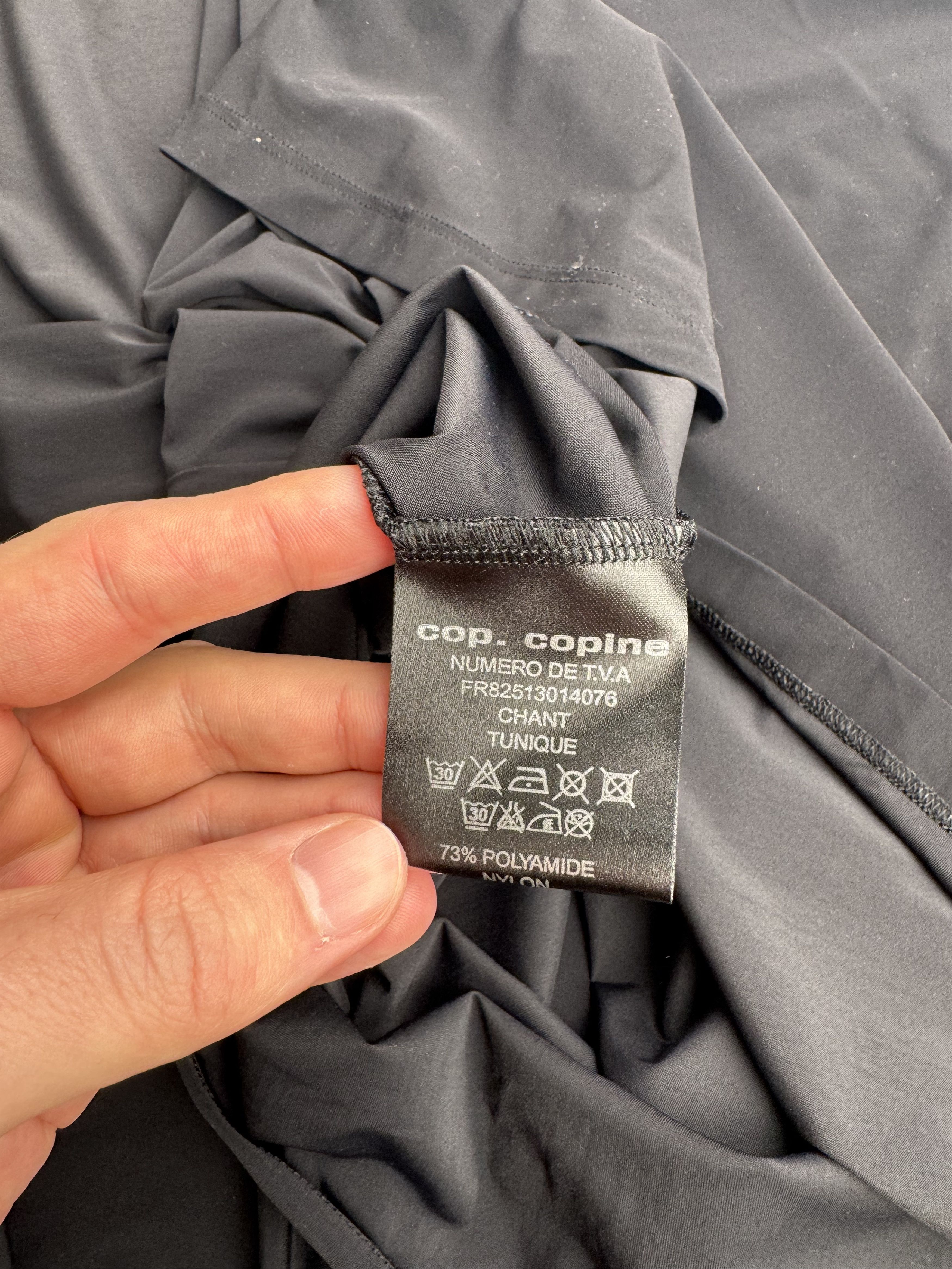 Cop Copine × Vintage Cop Copine Vintage Gothic Asymmetric Belted Dress Size S / US 4 / IT 40 - 7 Thumbnail