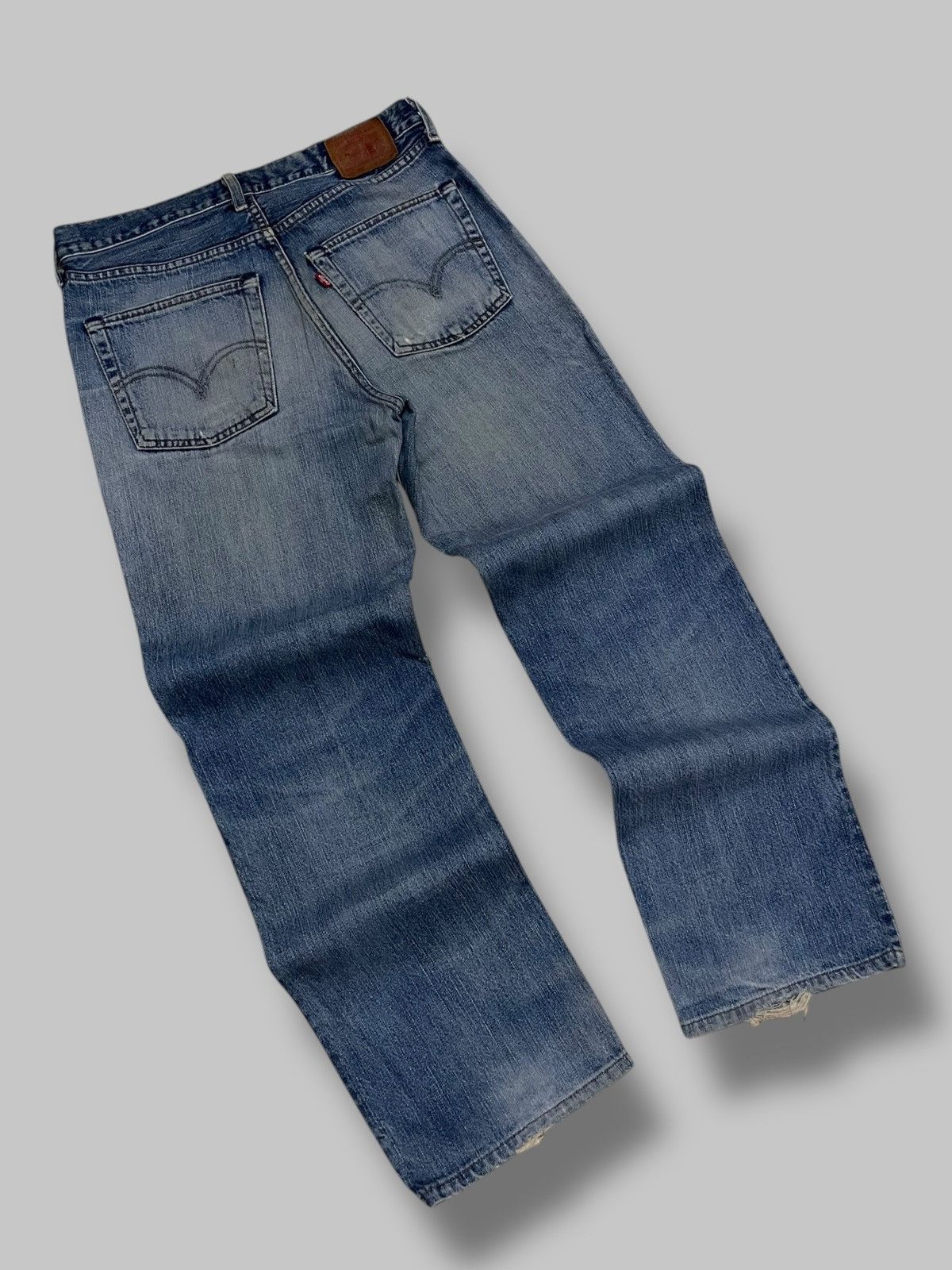 Levi's Vintage Clothing Vintage 1990s Designer Levis 502 Distressed Denim Size US 30 / EU 46 - 7 Thumbnail