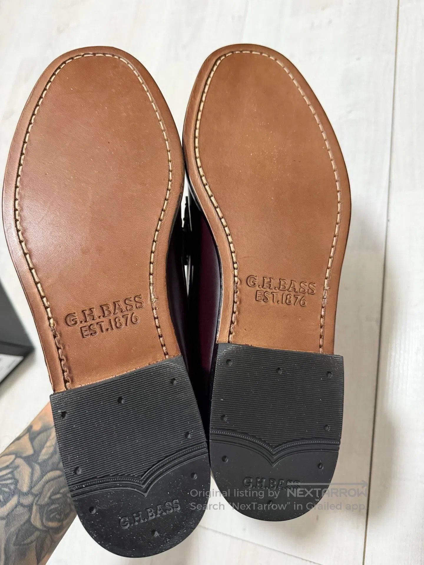 G.H. Bass & Co. G.H. Bass Men's Weejuns Larson Tassel Loafers. Size US 8 / EU 41 - 6 Thumbnail