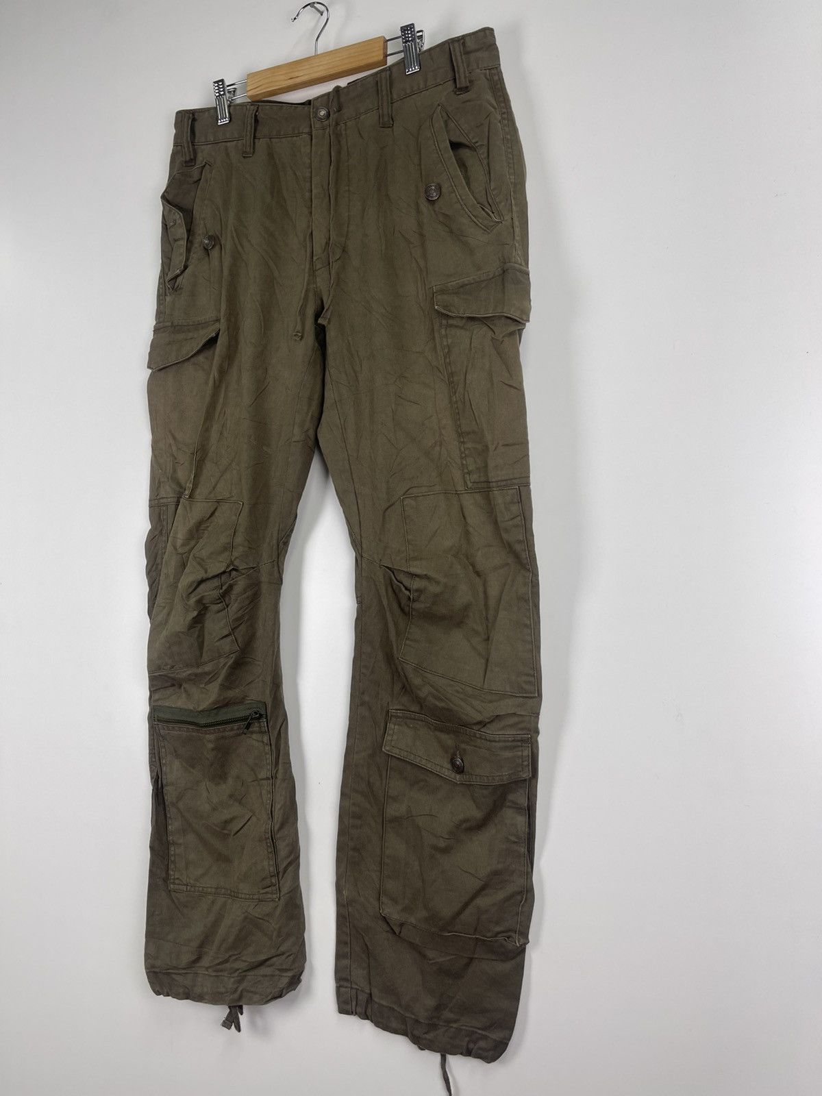 Global Work × Japanese Brand × Vintage Vintage Global Work Cargo Pant Size US 32 / EU 48 - 4 Thumbnail