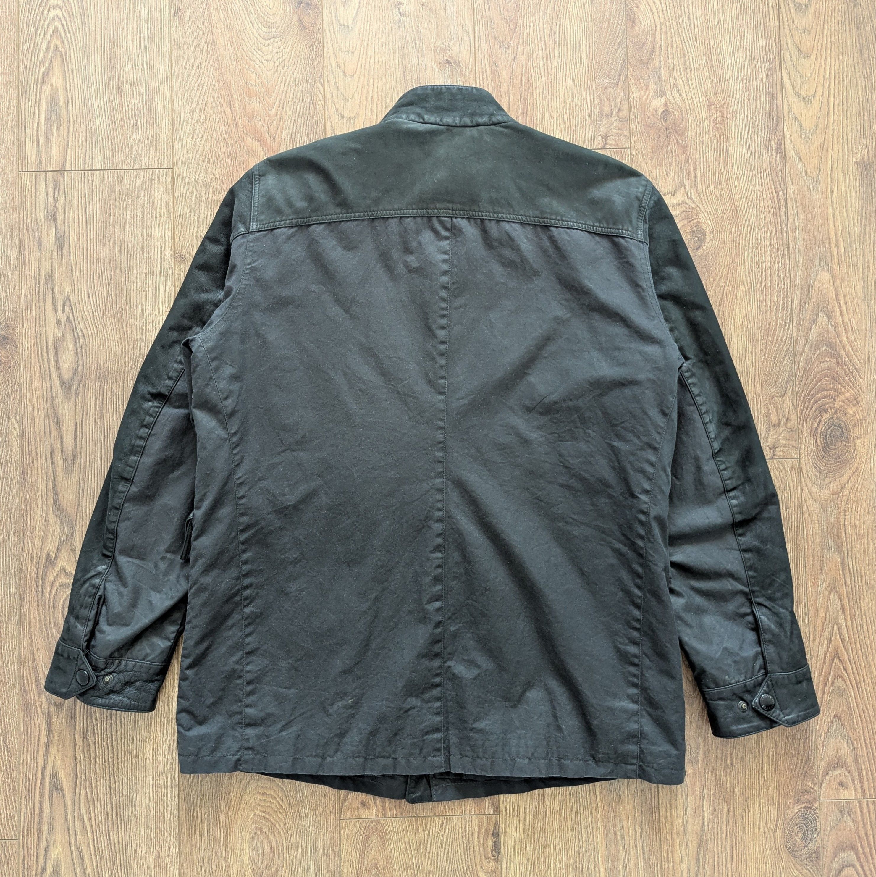 Barbour Barbour A436 Wax Leather INTERNATIONAL-BLACK Jacket MOTO Size US L / EU 52-54 / 3 - 18 Thumbnail