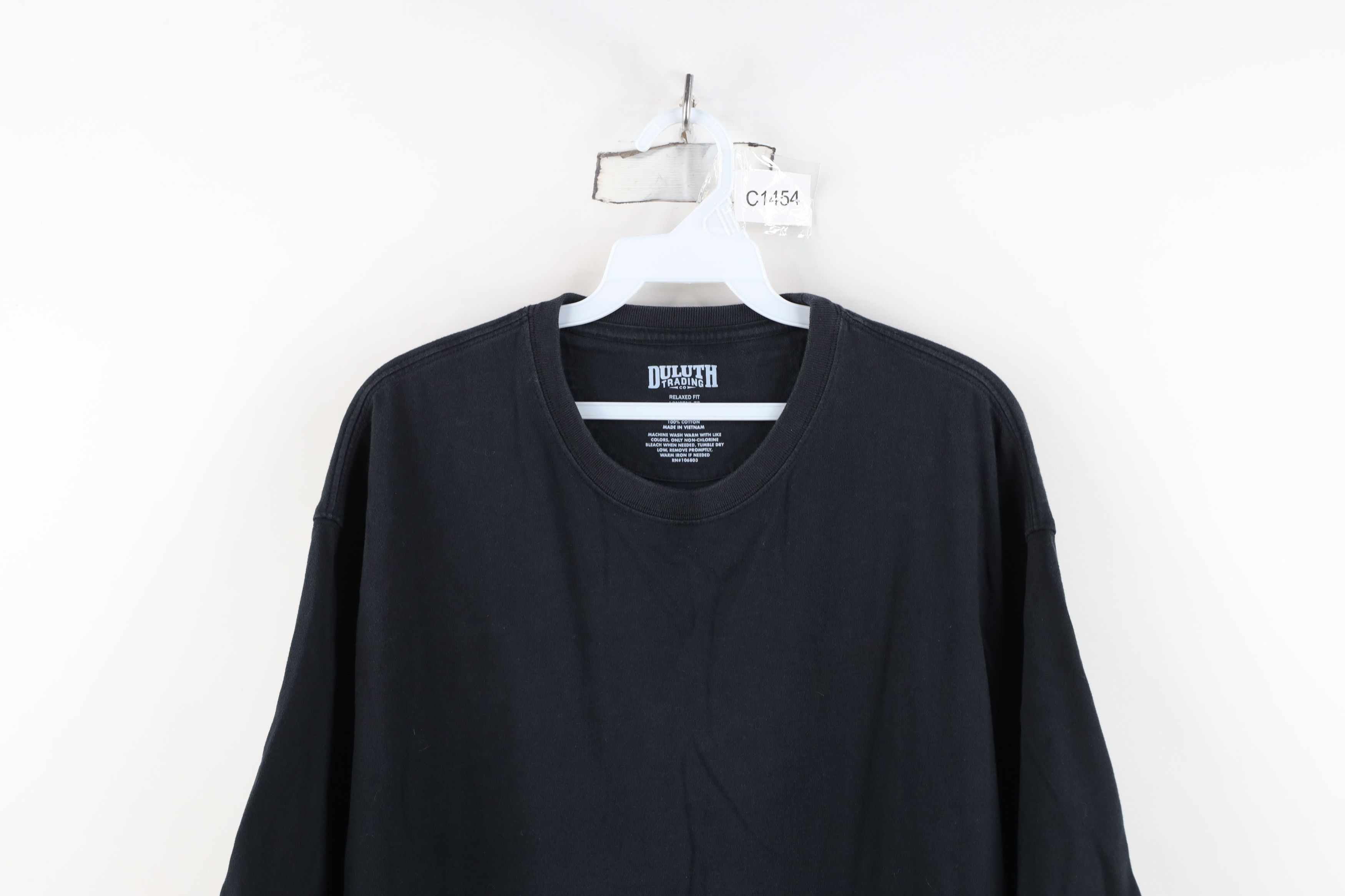 Duluth Trading Company Duluth Trading Co Relaxed Fit Heavy Cotton T-Shirt Black Size US L / EU 52-54 / 3 - 2 Thumbnail