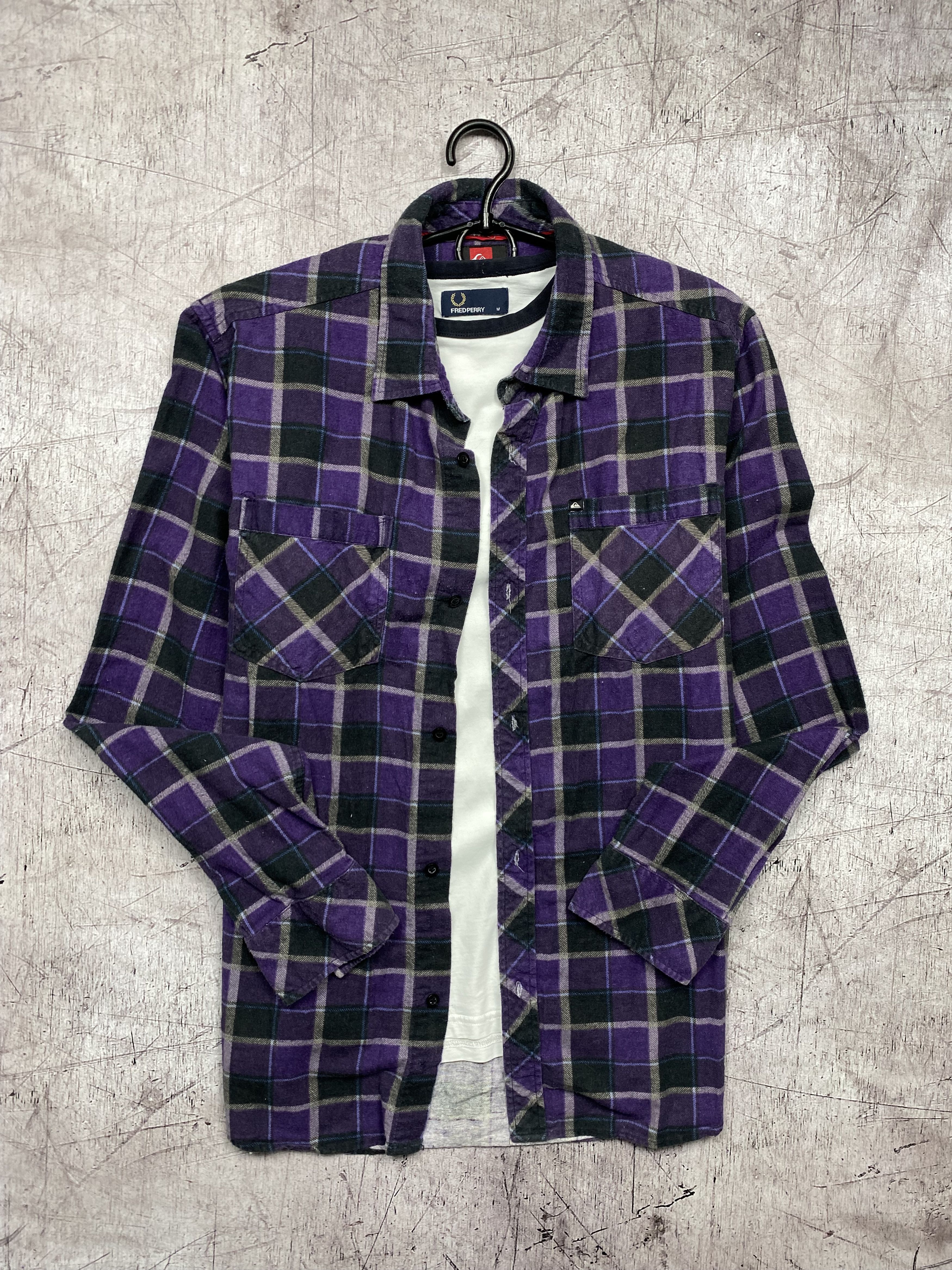 Flannel × Quiksilver × Vintage Quiksilver Vintage Flannel Plaid Shirt Size US M / EU 48-50 / 2 - 1 Thumbnail